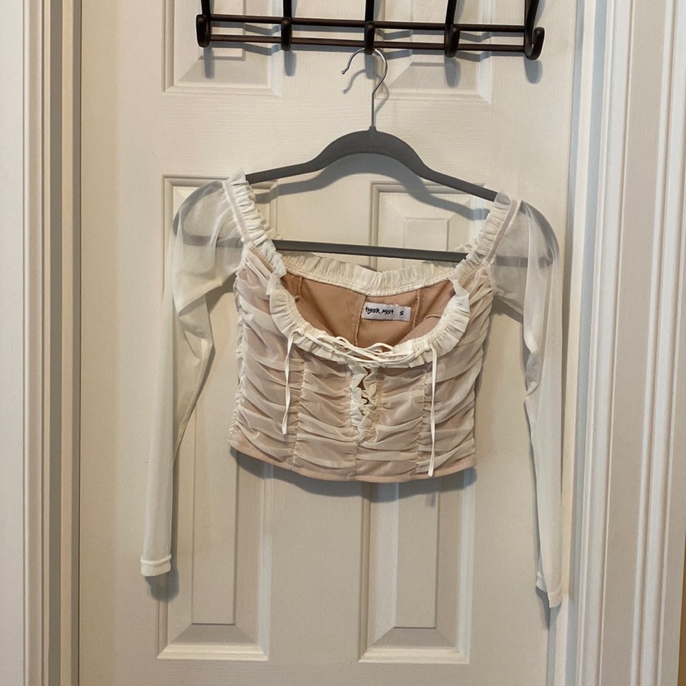 Tiger mist crop top